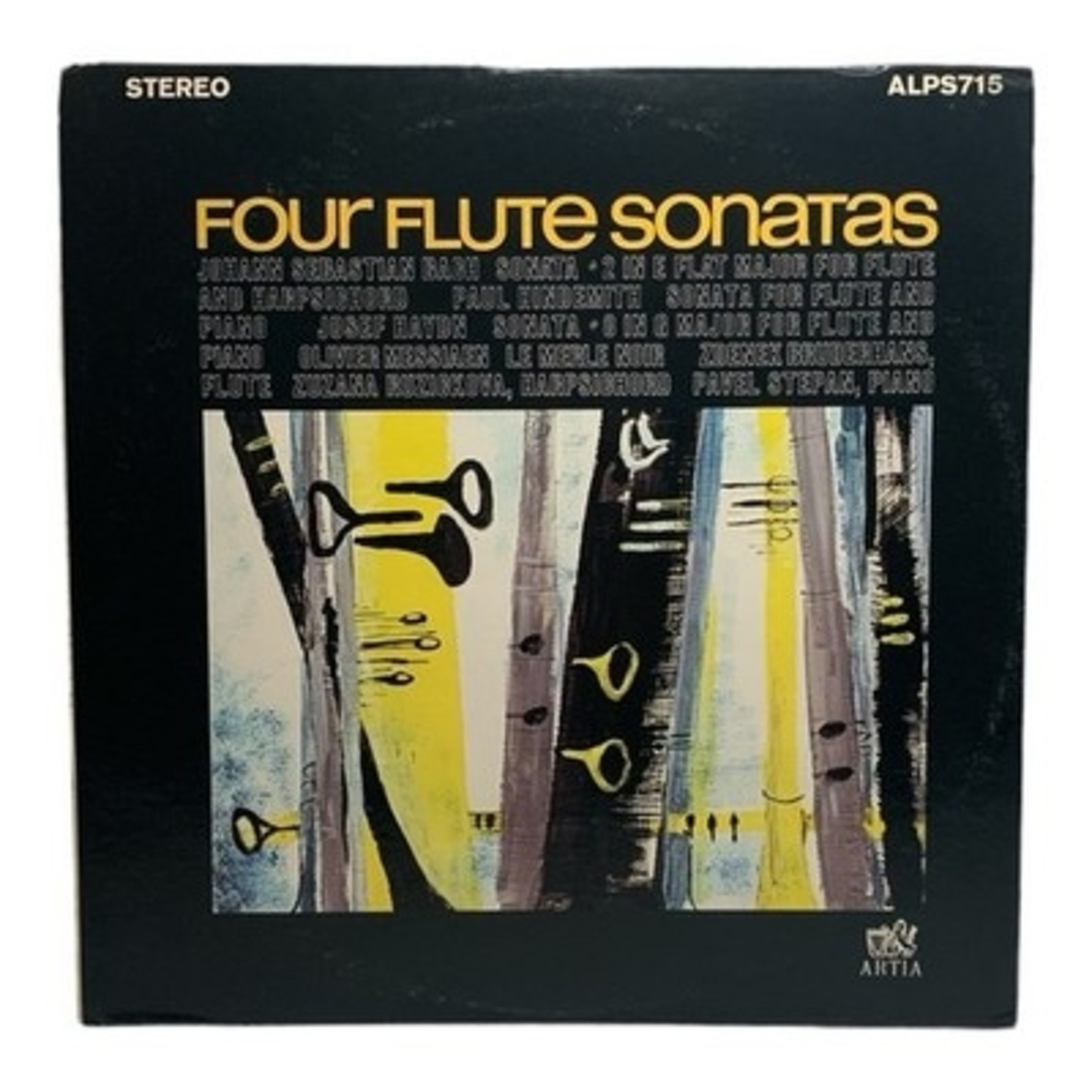 Johann Sebastian Bach – Four Flute Sonatas Artia Records ALPS715 NM/NM